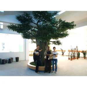 Antika konstgjorda Banyan Tree för pelaren dekoration